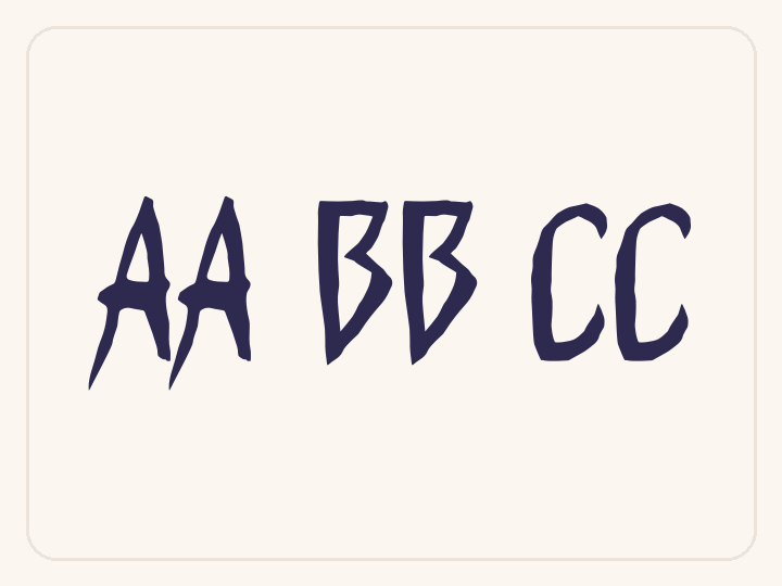 Carved Wood free font preview