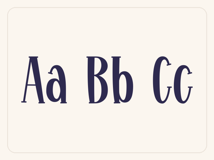 Emanie free font preview