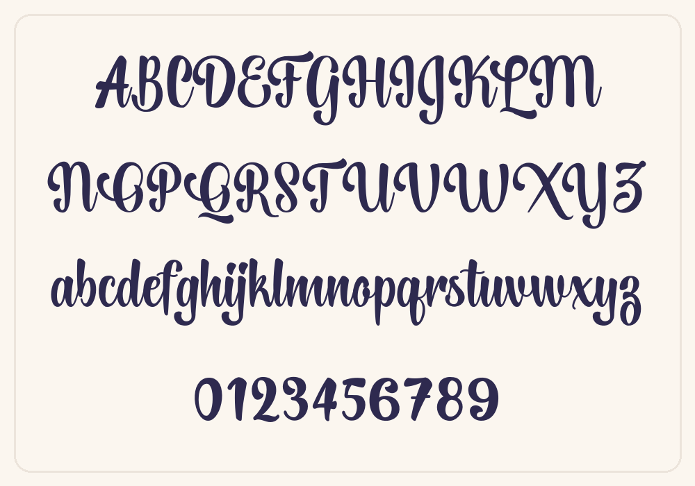 Lightning Script alphabet A to Z