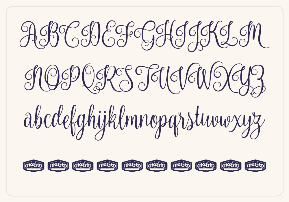 Nouradilla alphabet A to Z