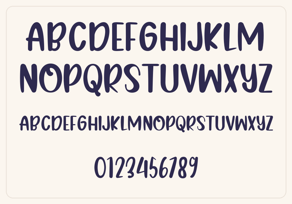 Simple free alphabet A to Z