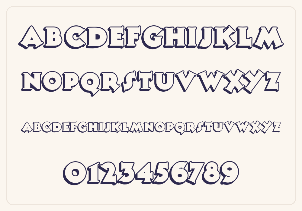 Tooney Noodle alphabet A to Z